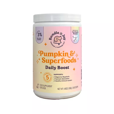 Product Bundle x Joy Superfood & Fiber Daily Boost Adult Dog Supplement