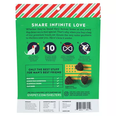 Product GivePet Dog Treats - Peppermint Bark, 6 oz