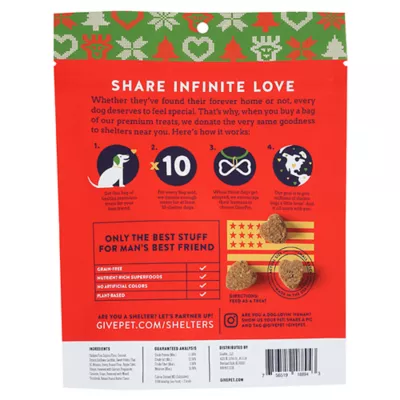 Product GivePet Dog Treats - Pugly Sweater Party 6 oz