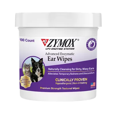 Product Zymox Enzymatic Ear Wipes, 100 Count