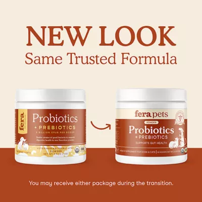 Product Fera Pets Organic Probiotics with Prebiotics for Dogs and Cats