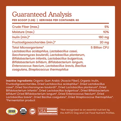 Product Fera Pets Organic Probiotics with Prebiotics for Dogs and Cats