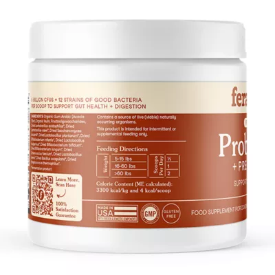Product Fera Pets Organic Probiotics with Prebiotics for Dogs and Cats