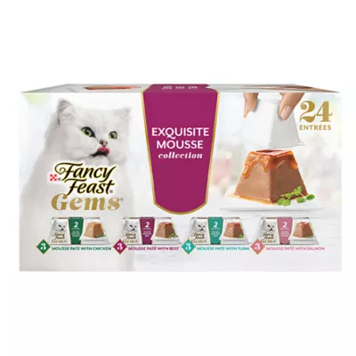 Product Fancy Feast® Gems™ Mousse Pate Adult Wet Cat Food - Variety Pack, 12 Count