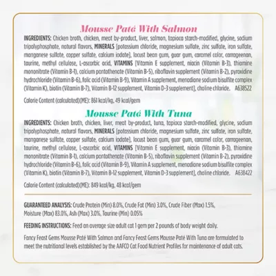 Product Fancy Feast® Gems™ Mousse Pate Adult Wet Cat Food - Variety Pack, 12 Count