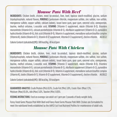 Product Fancy Feast® Gems™ Mousse Pate Adult Wet Cat Food - Variety Pack, 12 Count