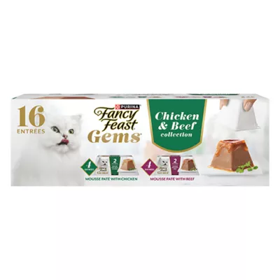 Product Fancy Feast® Gems™ Mousse Pate Adult Wet Cat Food - Variety Pack, 8 Count