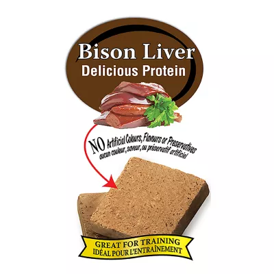 Product Benny Bully's Dog Treats - Bison Liver Chops, 60g/2.1oz