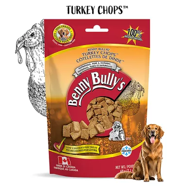 Product Benny Bully's Dog Treats - Turkey Chops, 60g/ 2.1oz