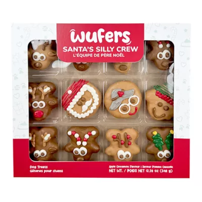 Product WUFERS Dog Treats, Silly Crew - Apple Cinnamon, 12.2 OZ
