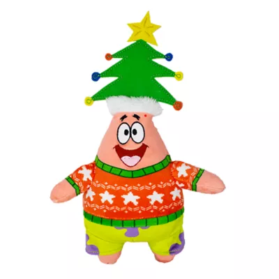 Product Spongebob Patrick Holiday Plush Dog Toy