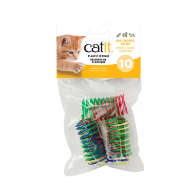 Product Catit Cat Toys, Plastic Springs - Large, 10 pack