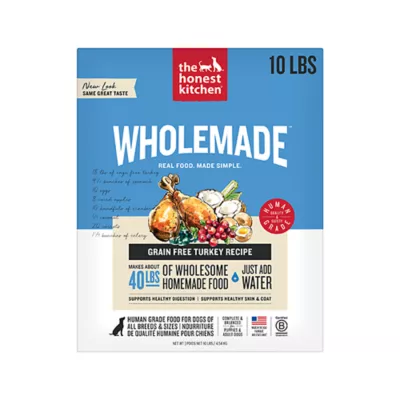 Product The Honest Kitchen Wholemade Grain Free Adult Dehydrated Dog Food - Turkey
