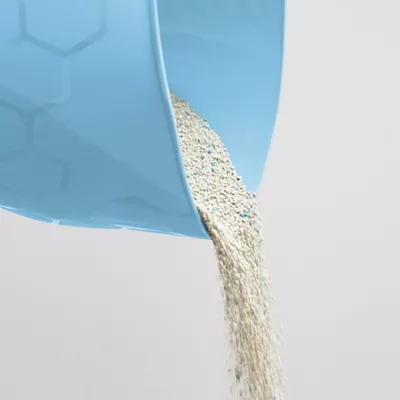 Product IRIS, Flexi Cat Litter Pan with Handles and Pour Spout, Blue