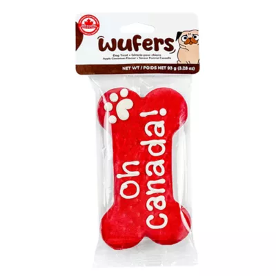 Product Wufers Oh Canada Dog Bone! Biscuit