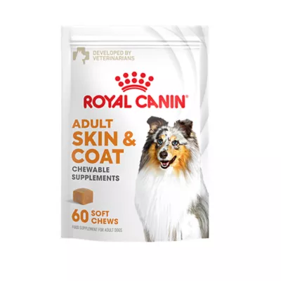 Product Royal Canin, Royal Canin Skin & Coat Supplement Soft Chews for Adult Dogs, 8.47oz pouch