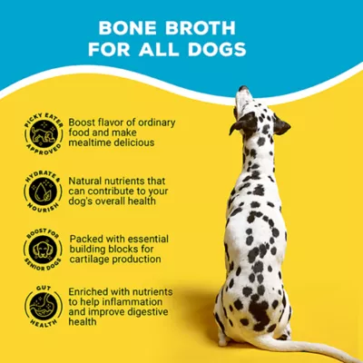 Product Brutus Bone Broth On The Go Hip & Joint Powder Adult Dog Food Topper - Beef