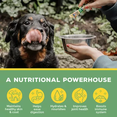 Product Brutus Bone Broth On The Go Hip & Joint Powder Adult Dog Food Topper - Chicken