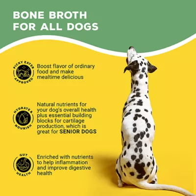 Product Brutus Bone Broth On The Go Hip & Joint Powder Adult Dog Food Topper - Chicken