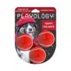 Product Playology Holiday Grandma's Gravy Scented Squeaky Chew Ball Dog Toy, Small, 3 Pack