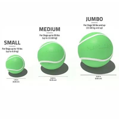 Product Playology Holiday Mom's Turkey Scented Squeaky Chew Ball Dog Toy, Small, 3 Pack