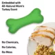 Product Playology Holiday Mom's Turkey Scented Dual Layer Bone Dog Toy, Medium