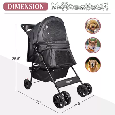 Product Jespet 4-Wheel Pet Stroller