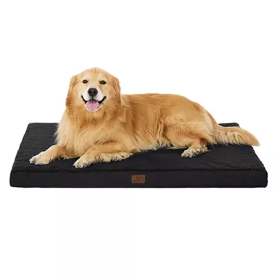 Product Bedsure® Orthopedic Waterproof Dog Bed with Sherpa & Oxford Fabric Removable Cover & Egg Crate Foam