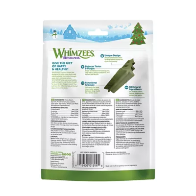 Product WHIMZEES Holiday Daily Dog Dental Treats - 210g