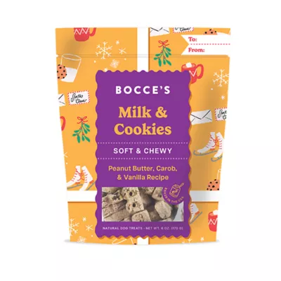 Product Bocce's Bakery Dog Treats - Holly Jolly Jerky Sticks, 4oz/113 G