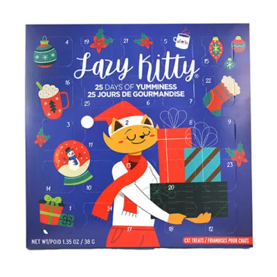 Product Lazy Kitty Cat Treat Advent Calendar - Chicken, Duck, Salmon, 38g