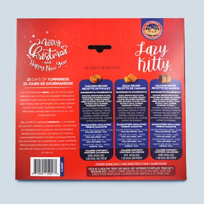 Product Lazy Kitty Cat Treat Advent Calendar - Chicken, Duck, Salmon, 38g