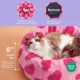 Product Lesure® Cute Donut Pet Bed for Dogs & Cats - Pink Hearts