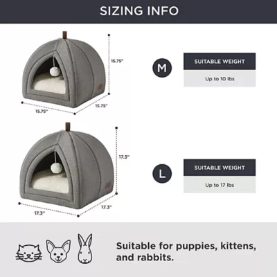 Product Bedsure® Indoor Cat Bed, Cat Cave House Tent for Kittens and Small Pets