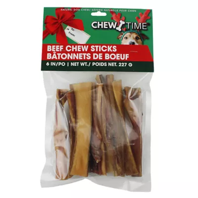 Product Chew Time Holiday 6" Bully Chews