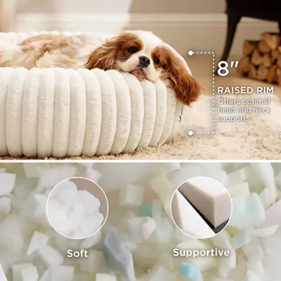 Product Bedsure® Donut Bolster Dog Bed with Removable Washable Cover
