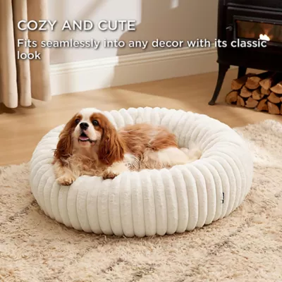 Product Bedsure® Donut Bolster Dog Bed with Removable Washable Cover