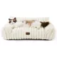 Product Bedsure® Pet Sofa Bed - Fluffy Dog Bed & Cat Couch with Removable Washable Cover