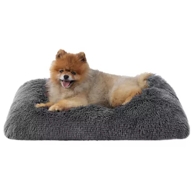 Product Bedsure® Plush Calming Crate Dog Bed, Washable
