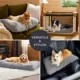 Product Bedsure® Plush Calming Crate Dog Bed, Washable