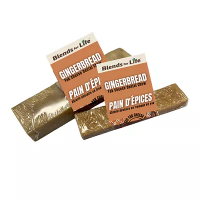 Product Blend's for Life Dog Dental Treat Himalayan Yak Chew - Infused with Gingerbread