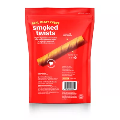 Product Hartz Oinkies Smoked Twists Rawhide-Free All Life Stages Dog Treats - Smoked Pork 10 ct 20 OZ