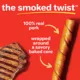 Product Hartz Oinkies Smoked Twists Rawhide-Free All Life Stages Dog Treats - Smoked Pork 10 ct 20 OZ