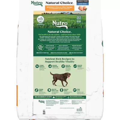 Product Nutro Natural Choice Large Breed Senior Dry Dog Food - Chicken & Brown Rice Flavour, 13.6 kg