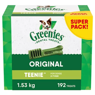 Product Greenies Adult Teenie Dog Dental Treats - Natural, Oral Health, Original Flavour