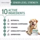 Product Chew + Heal Senior Advanced Hip + Joint Supplement Soft Chews for Dogs