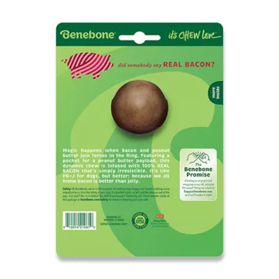 Product Benebone® Ring Shape Dog Chew Toy Bacon Flavor