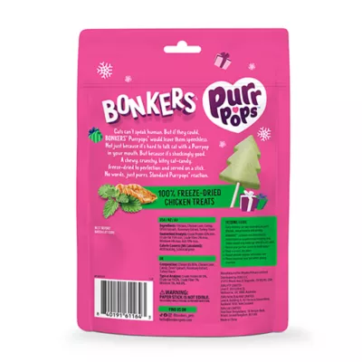 Product Bonkers Purr Pops Lickable Cat Treats - Holiday, 5 Pack, 0.2 OZ