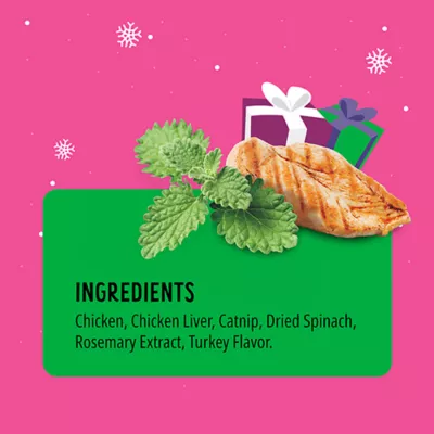 Product Bonkers Purr Pops Lickable Cat Treats - Holiday, 5 Pack, 0.2 OZ