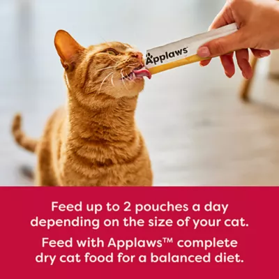 Product Applaws Cat Treats - Puree, Holiday, Variety Pack, 6 Count, 3 OZ